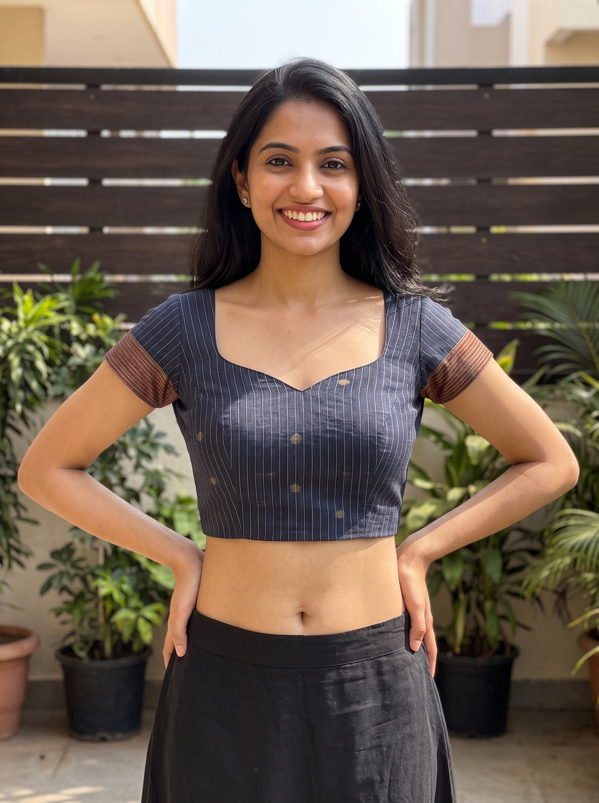 MIMOSA Saree Saree — blouse close-up