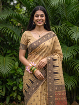 MIMOSA Chiku Saree Saree — pose 10 styling detail