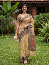 MIMOSA Chiku Saree Saree — pose 6 styling detail