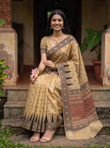 MIMOSA Chiku Saree Saree — pose 8 styling detail