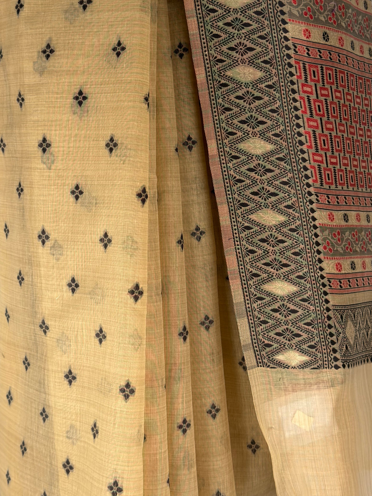 MIMOSA Chiku Saree Saree — fleets shot full lifestyle