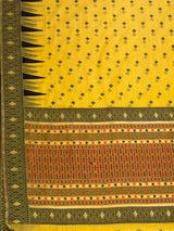 MIMOSA Gold Saree Saree — pallu and zari work detail