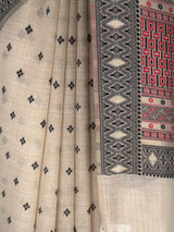 MIMOSA Half White Saree Saree — fleets shot full lifestyle