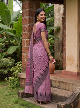 MIMOSA Pink Saree Saree — pose 7 styling detail