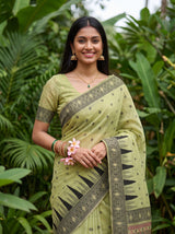 MIMOSA Pista Saree Saree — pose 10 styling detail