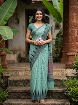 MIMOSA Rama Saree Saree — front view on mannequin