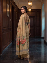 MIMOSA Chiku Saree Saree — pose 7 styling detail