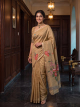 MIMOSA Chiku Saree Saree — pose 9 styling detail