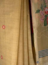 MIMOSA Chiku Saree Saree — fleets shot full lifestyle