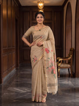 MIMOSA Half White Saree Saree — pose 4 styling detail