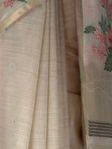MIMOSA Half White Saree Saree — fleets shot full lifestyle