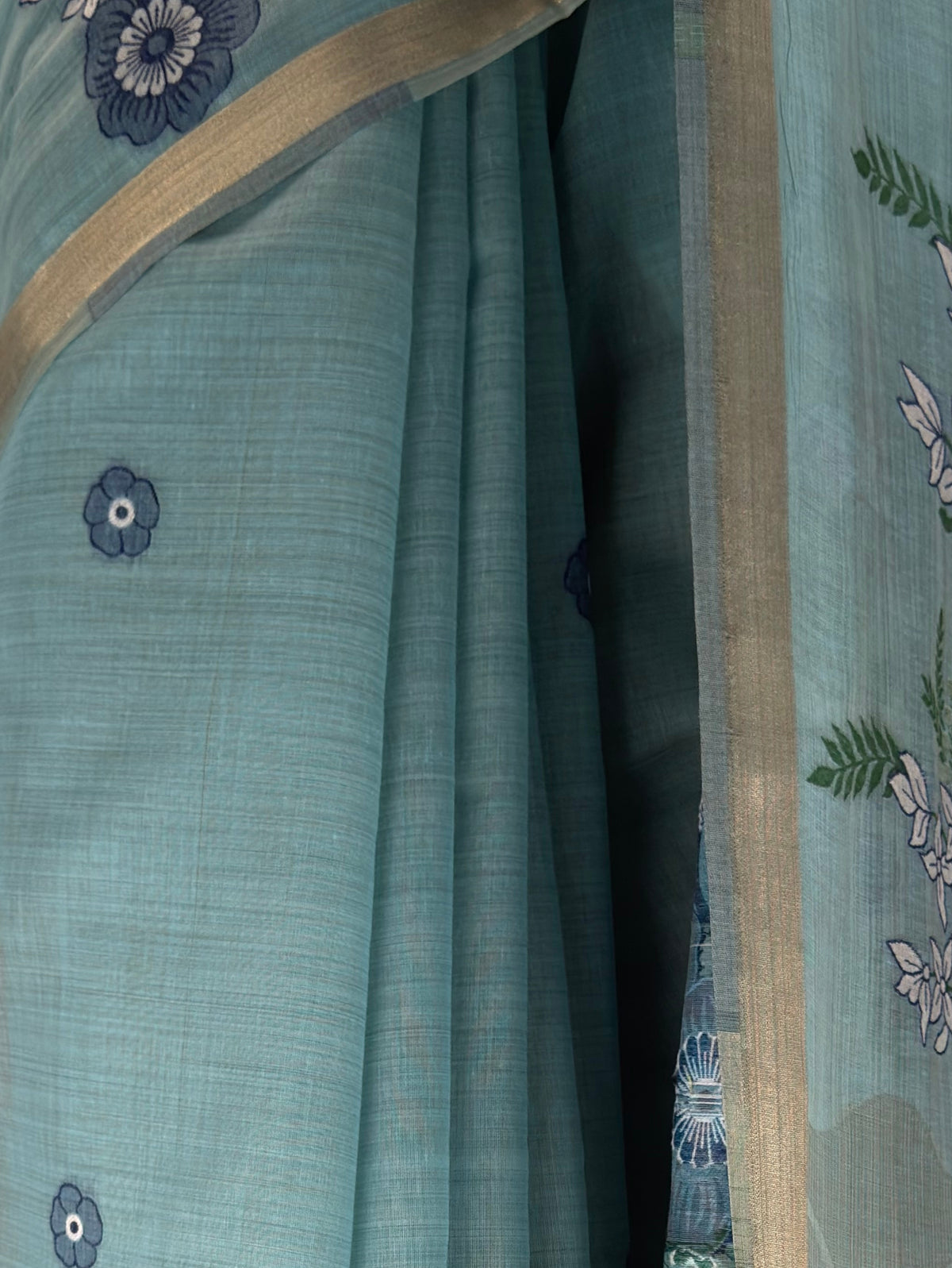 MIMOSA Sapphire Saree Saree — fleets shot full lifestyle