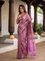 MIMOSA Pink Saree Saree — pose 9 styling detail
