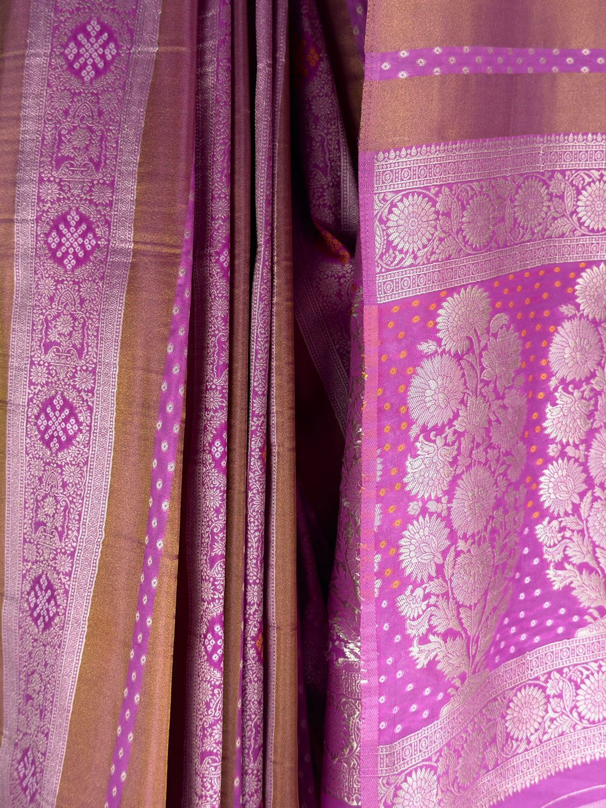 MIMOSA Pink Saree Saree — fleets shot full lifestyle