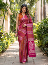 MIMOSA Rani Saree Saree — pose 6 styling detail