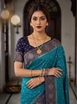 MIMOSA Ananda Saree Saree — pose 10 styling detail