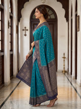 MIMOSA Ananda Saree Saree — pose 3 styling detail