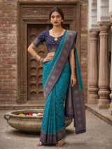 MIMOSA Ananda Saree Saree — pose 4 styling detail