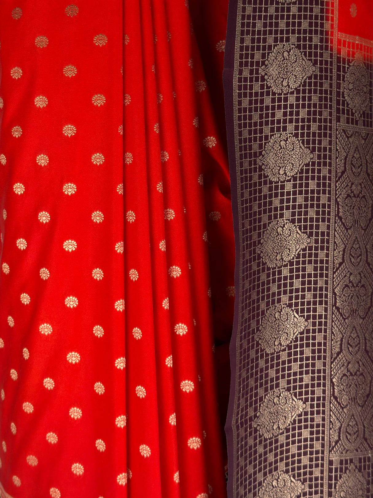 MIMOSA Orange Saree Saree — fleets shot full lifestyle