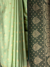 MIMOSA Pista Saree Saree — fleets shot full lifestyle