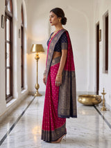 MIMOSA Rani Saree Saree — pose 3 styling detail
