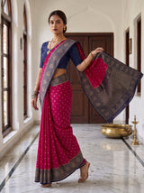 MIMOSA Rani Saree Saree — pose 5 styling detail