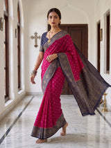 MIMOSA Rani Saree Saree — pose 6 styling detail