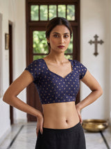 MIMOSA Rani Saree Saree — blouse close-up