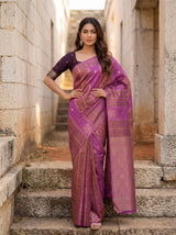 MIMOSA Pink Saree Saree — pose 4 styling detail