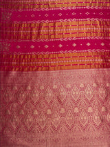 MIMOSA Rani Saree Saree — pallu and zari work detail