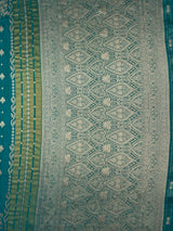 MIMOSA Sapphire Saree Saree — pallu and zari work detail