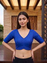 MIMOSA Rama Saree Saree — blouse close-up