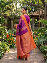 MIMOSA Rani Saree Saree — pose 7 styling detail