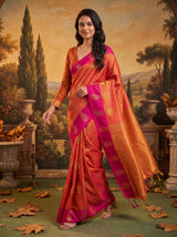 MIMOSA Mustard Saree Saree — pose 6 styling detail