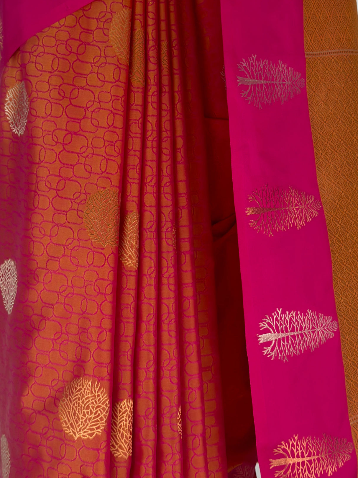MIMOSA Mustard Saree Saree — fleets shot full lifestyle