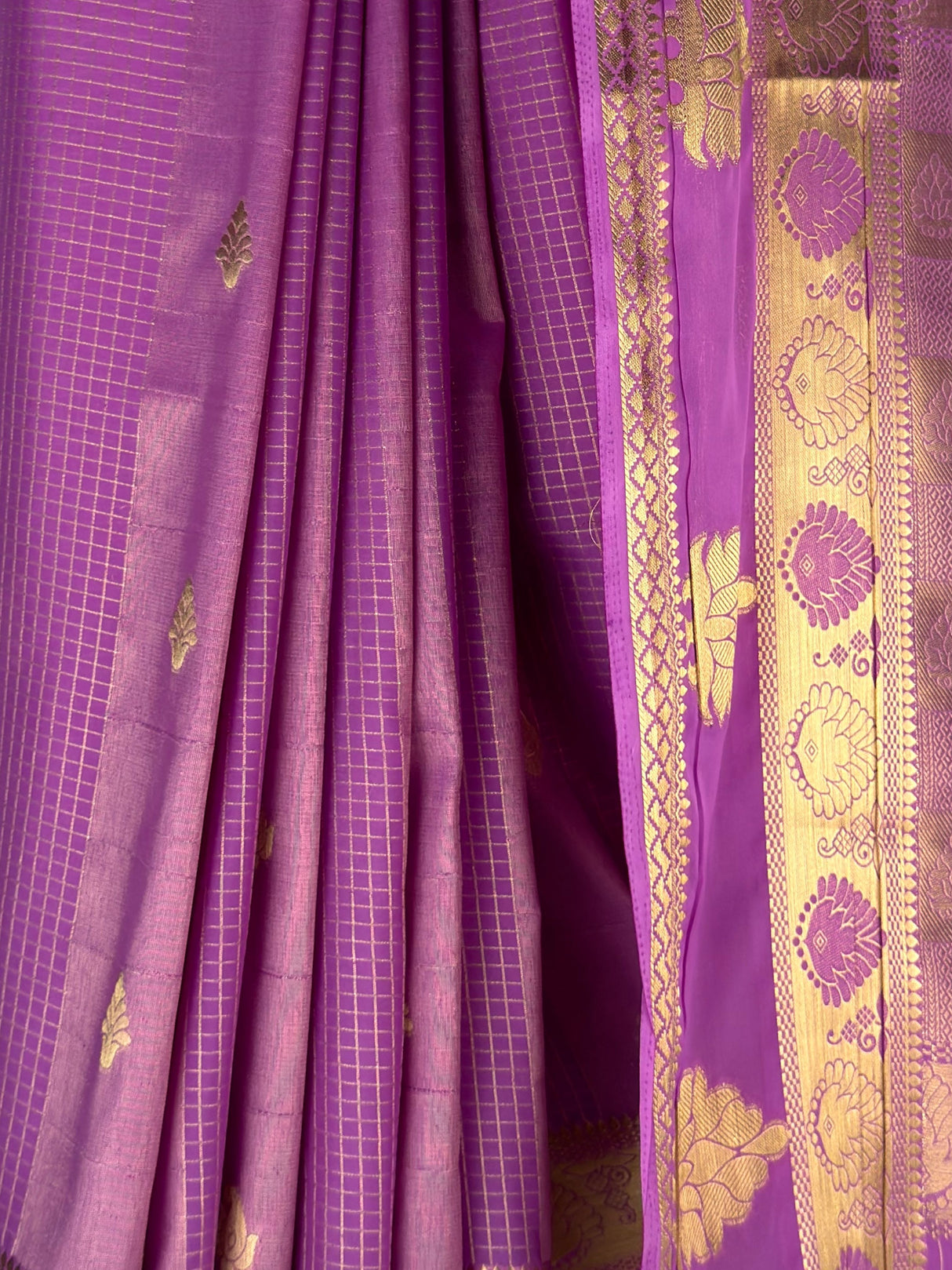 MIMOSA Lavender Saree Saree — fleets shot full lifestyle