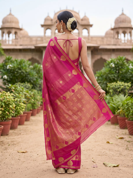 MIMOSA Rani Saree Saree — pose 2 styling detail