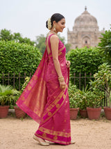 MIMOSA Rani Saree Saree — pose 3 styling detail