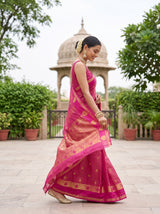 MIMOSA Rani Saree Saree — pose 6 styling detail