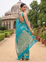 MIMOSA Sapphire Saree Saree — pose 7 styling detail