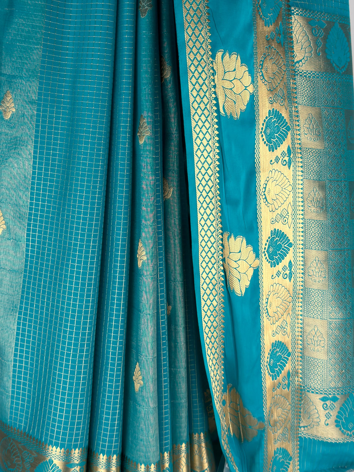 MIMOSA Sapphire Saree Saree — fleets shot full lifestyle