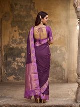 MIMOSA Jamun Saree Saree — pose 2 styling detail