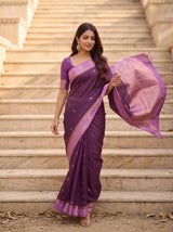 MIMOSA Jamun Saree Saree — pose 6 styling detail
