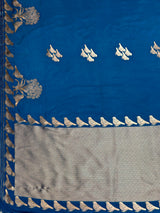 MIMOSA Ananda Mysore Silk crepe Saree — pallu and zari work detail
