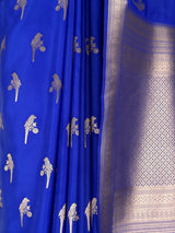 MIMOSA Royal Blue Saree Saree — fleets shot full lifestyle