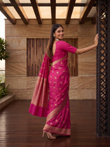 MIMOSA Rani Saree Saree — pose 9 styling detail