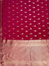 MIMOSA Rani Saree Saree — pallu and zari work detail