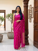 MIMOSA Gajari Saree Saree — pose 5 styling detail