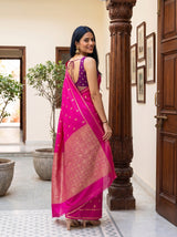 MIMOSA Gajari Saree Saree — pose 7 styling detail