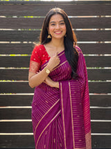 MIMOSA Jamun Saree Saree — pose 10 styling detail